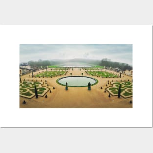 Versailles Gardens Panorama Posters and Art